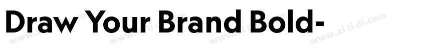 Draw Your Brand Bold字体转换 Draw Your Brand Bold字体转换